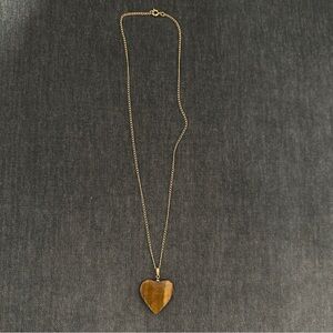 Tiger’s Eye Heart Necklace